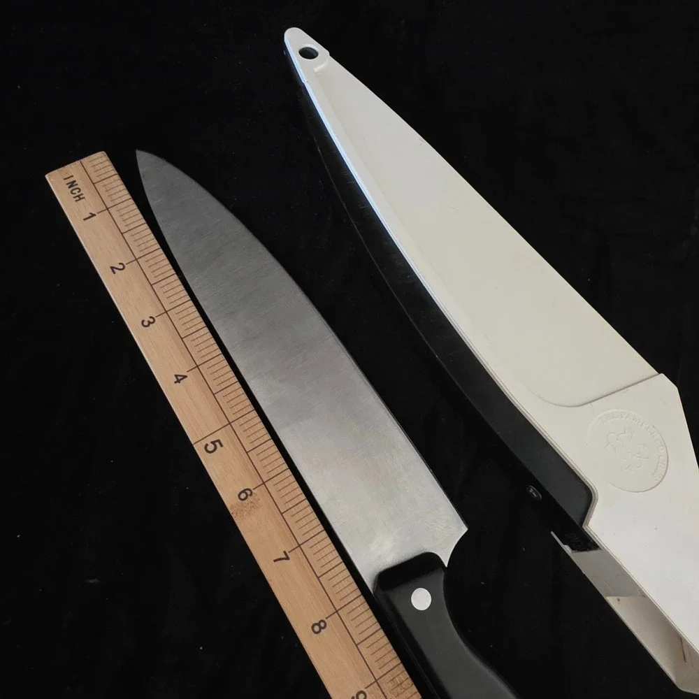 Pampered Chef Self Sharpening Knife Set 3 Piece: Chef, Slicing, Utility